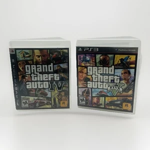 Grand Theft Auto IV & V Bundle (Sony PlayStation 3 PS3) GUC getestet funktioniert - Bild 1 von 12