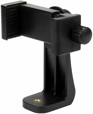 Cell Phone Tripod Adapter Holder Universal Smartphone Mount For iPhone Samsung - Image 1 of 4
