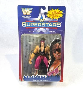 Bret Hitman Hart Vintage WWF Jakks Bone Crunching Action Figure Series 1 New - Picture 1 of 2