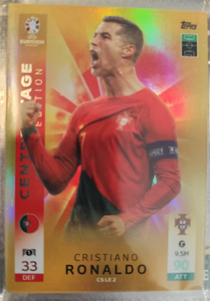 Topps Match Attax UEFA EURO 2024 Cristiano Ronaldo Centre Stage Portugal CR7 - Bild 1 von 1