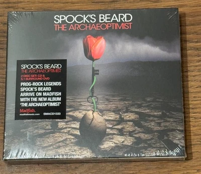 Spock's Beard "The Archaeoptimist" CD + DVD 2025 Sealed - Image 1 of 2
