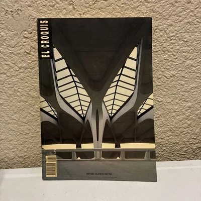 Vintage Santiago Calatrava Architecture Book El Croquis Spanish Modern PB VGUC - Image 1 of 4