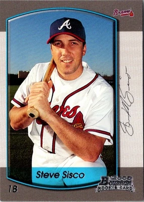 2000 Bowman Draft Picks & Prospects Steve Sisco #83 Atlanta Braves Baseball Card - Image 1 of 2