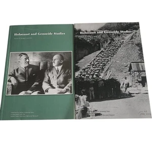 HOLOCAUST AND GENOCIDE STUDIES VOLUME 29 NUMBER 2, 3 2015 Oxford Lot of 2 - Bild 1 von 24