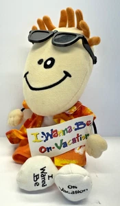 2002 Avon Cool Expressions (I wanna be on vacation) Plush Doll - Picture 1 of 7