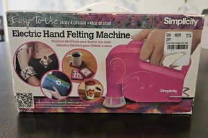 Simplicity Electric Hand Felting Machine Crsfts Pink New Open Box  - Picture 1 of 23