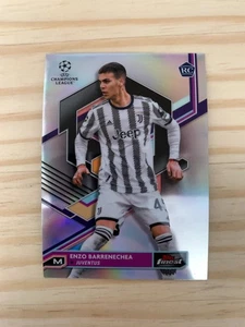 2022-23 Finest UEFA Club Competitions Refractors #133 Enzo Barrenechea JUVENTUS - Picture 1 of 2