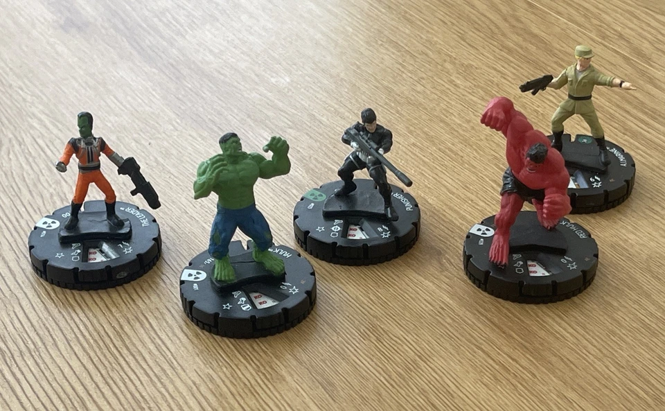 WizKids Heroclix Lot of 5 Marvel - Incredible Hulk - Punisher NECA 2011 - Image 1 of 4