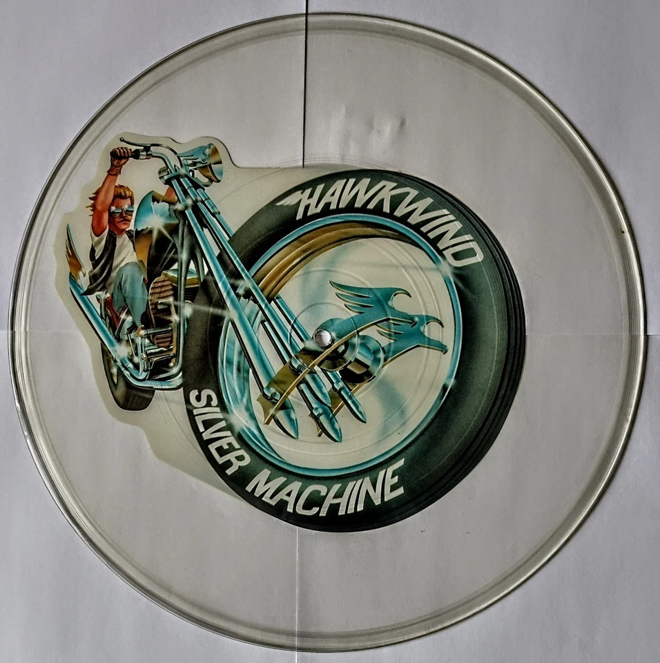 Hawkwind, Silver Machine, UNIQUE only one of its kind, picture disc, HW001, 1986 - Image 1 of 4