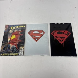 (3) Vintage 90’s Superman DC Comic Poster Neu Ungeöffnet - Bild 1 von 8