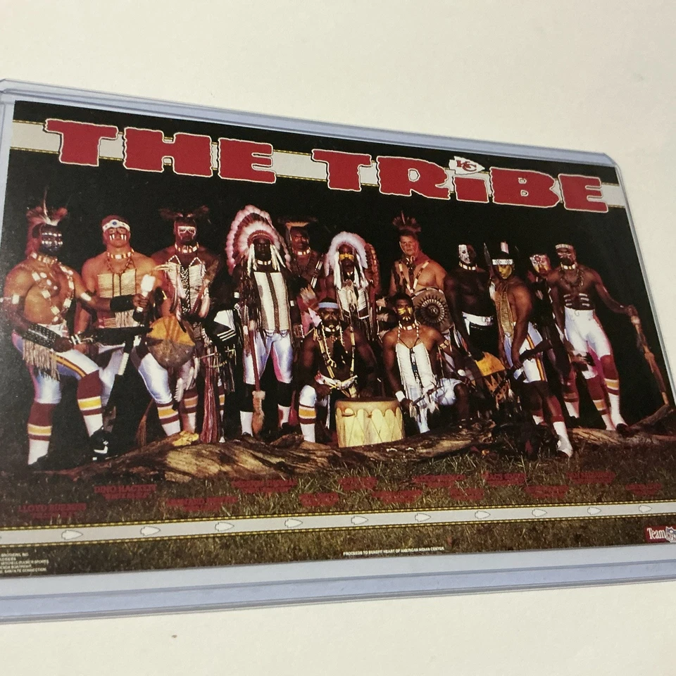 Vintage Kansas City Chiefs “The Tribe” Derrick Thomas Promo Poster Card 4x6 Rare - Image 1 of 4