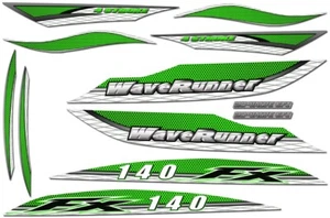 Kit de calcomanías para Yamaha FX140 Waverunner FX140A FX 140 Jet Ski gráfico 2002-2004 GR - Imagen 1 de 2