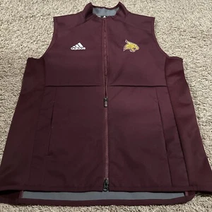 Adidas Texas State Bobcat Small Maroon Vest Player Issued Gear Sideline Game - Picture 1 of 5