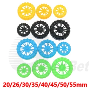 20/26/30/35/40/45/50/55mm Kunststoff Rad Reifen für RC Fahrzeug Modell Spielzeug - Bild 1 von 7