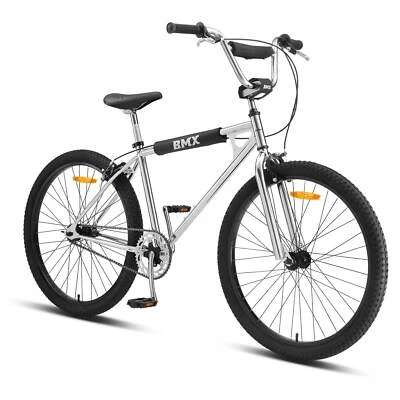 NNEDSZ Progear Bikes Classic BMX Bike 26" in Chrome - Image 1 of 4
