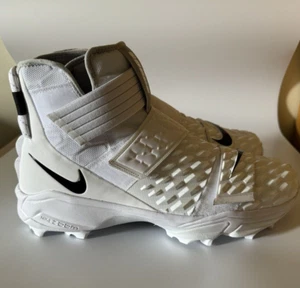 Nike Men’s 17 Force Savage Elite 2 Shark Football Cleats White/Black CK2824-100 - Picture 1 of 13
