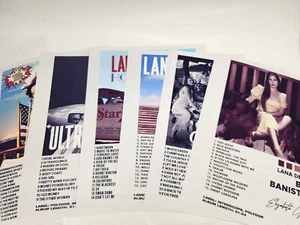 Lana Del Rey Music Album Poster Decorative Canvas Wall Art 6 PCS 8X10 - Picture 1 of 6