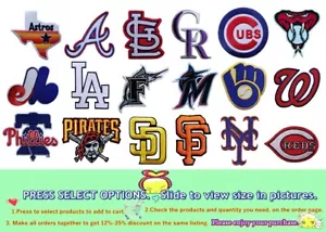MLB Baseball Natiunal LEAGUE Patches logo iron,sew ✈️from Thai by USPS agent🚚 - Picture 1 of 90
