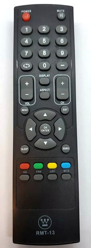RMT-13 Replacement Remote Control For Westinghouse TV - Compatible With VR-4085DF & Other Models