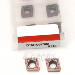10PCS CCMT09T308 ZM6118 CCMT32.52 carbide turning inserts for stainless steel - Picture 1 of 6
