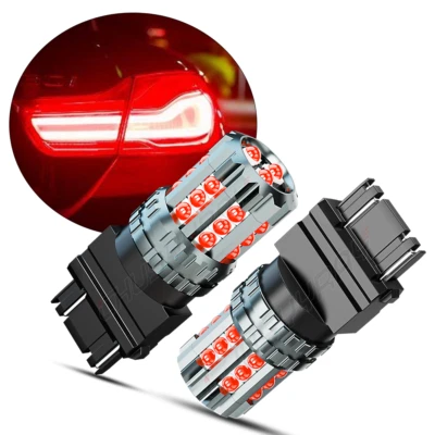Para Chevrolet C1500 3157 1988-1998 Rojo LED Retroceso Bombillas de 2 EE. UU. Foto 1 de 4