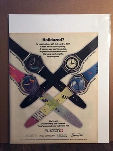 1989 SWATCH WATCH Print Ad Excellent Color (MH214) - Picture 1 of 1