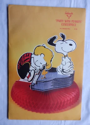 Vtg 1965 Ambassador "Party With Peanuts Honeycomb Centerpiece" ~ New #189CP118J - Image 1 of 3