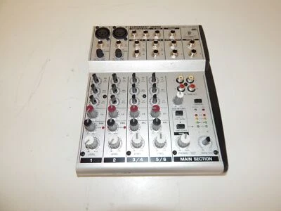 BEHRINGER EURORACK UB802 Ultra -low Noise 8 Input 2 Bus Mixer (RDU84) - Image 1 of 4