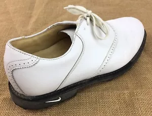 Scarpe da golf Nike Air donna Bella Golf tacchetti morbidi bianche taglia 7M - Foto 1 di 11