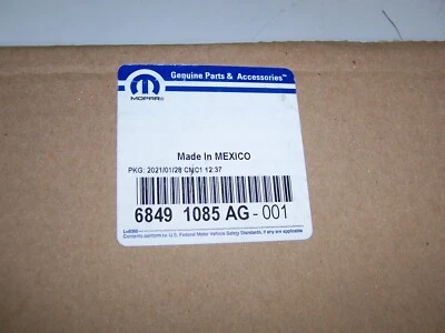2021 Chrysler Pacifica Genuine Mopar Body Controller Module BCM 68491085AG - Image 1 of 2