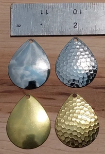 Hojas giratorias Colorado tamaño 6 paquete múltiple 2 docenas de hojas níquel/latón - Imagen 1 de 1