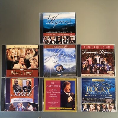 Gaither Gospel 7 LOT: Hymns, Heaven, Gospel, We Will Stand, Rocky Mountain VG+ Foto 1 de 4