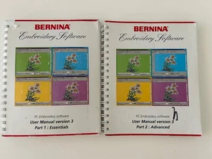 Bernina Embroidery User Manuals  Version 3 Part 1 Essential & part 2 Advanced - Picture 1 of 1