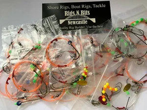 20 x Meeresangel Rigs - Flapper Rigs - 1 und 2 Hakenklapper - Uferangeln F1 - Bild 1 von 7