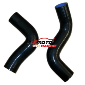 Black Silicone Radiator Hose For Subaru Forester EJ20 SF5 WRX ST 1998-2013 - Picture 1 of 8