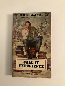 CALL IT EXPERIENCE 1st Edition PB Rare Erskine Caldwell Signet Key Pulp Ks344 - Picture 1 of 6