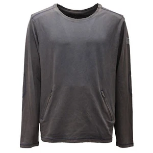 1844AE felpa NUNCA SUFICIENTE prenda vintage teñida sudadera hombre - Imagen 1 de 4