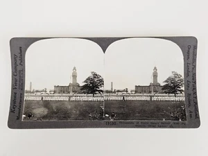 Estación de entrenamiento Keystone Stereoview 19193 Miles de marineros Great Lakes Ill. - Imagen 1 de 9