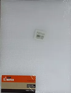 7 Mesh Plastic Canvas Clear 10.5 x 13.5 inch 12 Pack - Picture 1 of 1