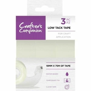 Crafter's Companion - Adhesive Craft Essentials - Low Tack Tape (3Pc)  - Picture 1 of 3