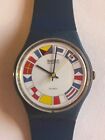 Swatch Gent "12 Flags" Anno 1984 nuovo Ref.GS101