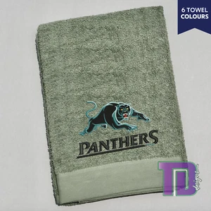 Penrith Panthers NRL Embroidered Bath Sheet Towel - Picture 1 of 2
