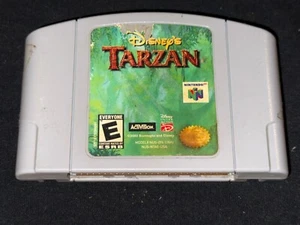 Disney's Tarzan (Nintendo 64, 2000) Cleaned / Tested / Authentic N64 - Picture 1 of 4