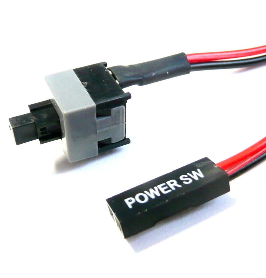 Push Power Button On Off Switch Cable PC Reset SW Computer Motherboard Mainboard