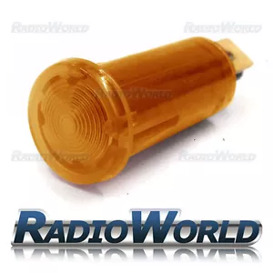 Amber Yellow Illuminated Warning Light Lamp Indicator Car Dash 12v - Picture 1 of 1