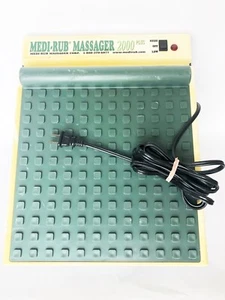 Medi-Rub 2000 Plus Foot Massager 2-Speed Vibrating MR-3F Diabetes Pain Relief - Picture 1 of 4