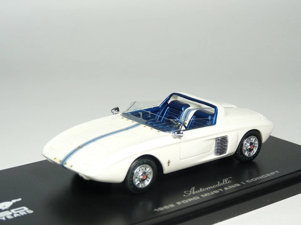 Automodello AM-FOR-M1C 1/43 1962 Ford Mustang I Concept Resin Model Car - Image 1 of 3