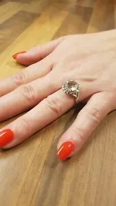 3,07 KT AZTEKEN SONNENSTEIN STERLINGSILBER RINGGRÖSSE N/O 7 - Bild 1 von 8