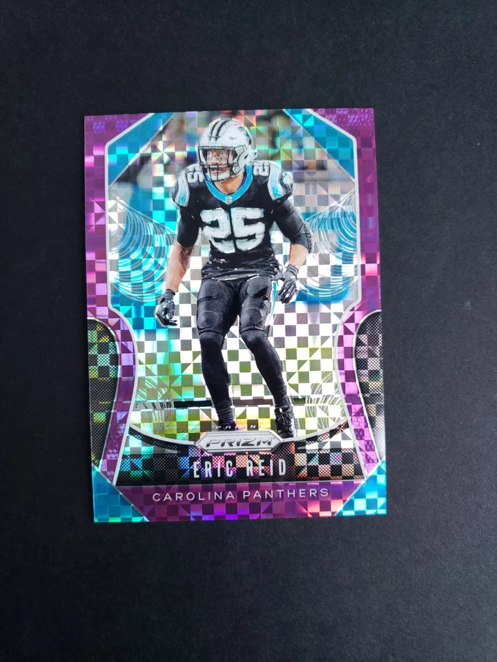 2019 Panini Prizm Purple Power Prizm /49 Eric Reid #180 - Image 1 of 4