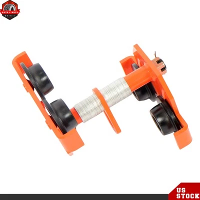 Push Beam Trolley Manual Trolley 2 Ton/4400 lbs Heavy Duty 65-190mm Adjustable - Image 1 of 4